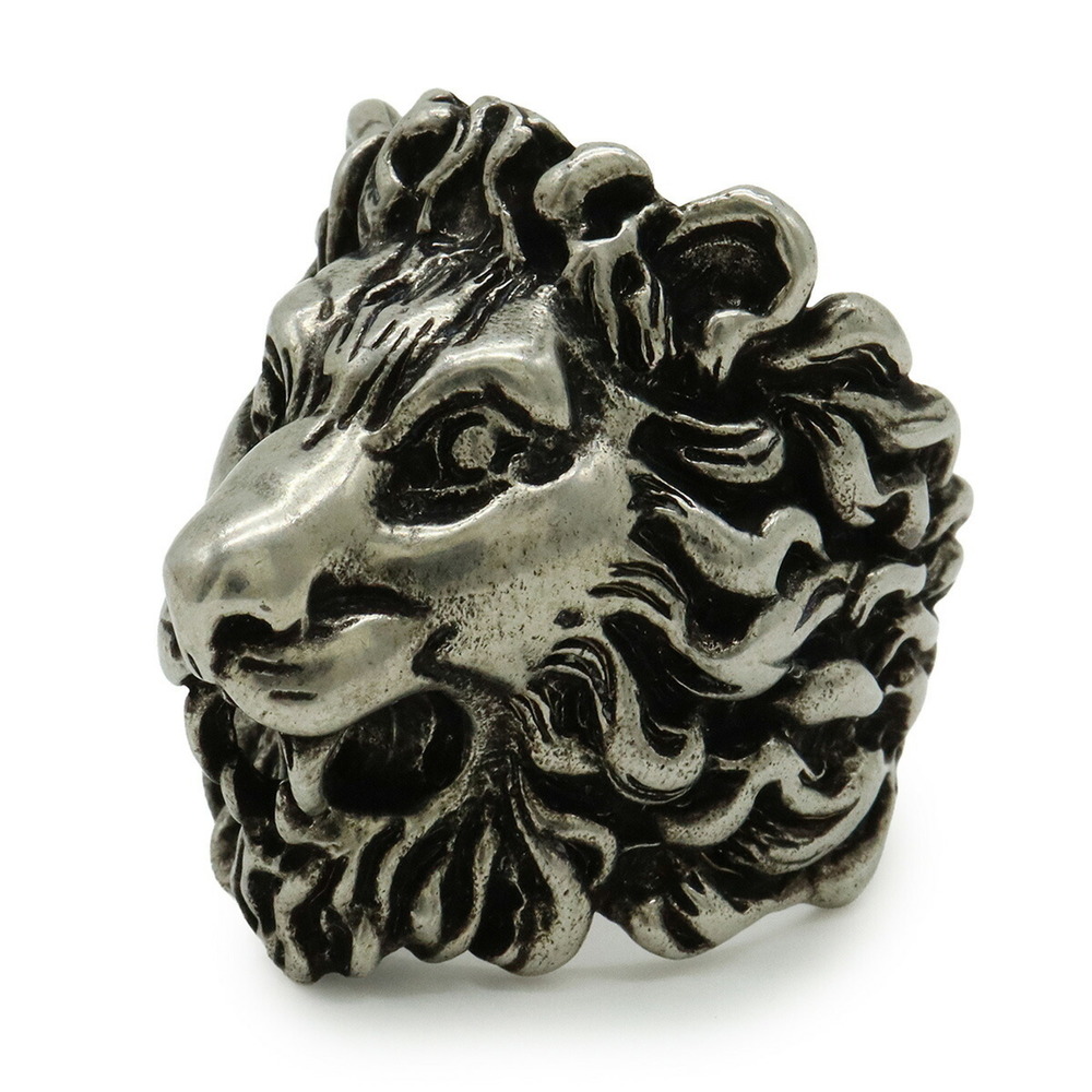 GUCCI Lion Head Ring by Alessandro Michele, Metal Silver #19, Japanese size a... - Picture 2 of 8